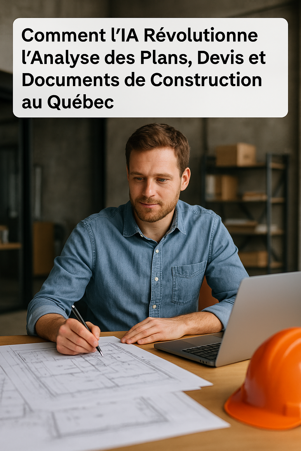 Comment l'IA Révolutionne l'Analyse des Plans, Devis et Documents de Construction au Québec