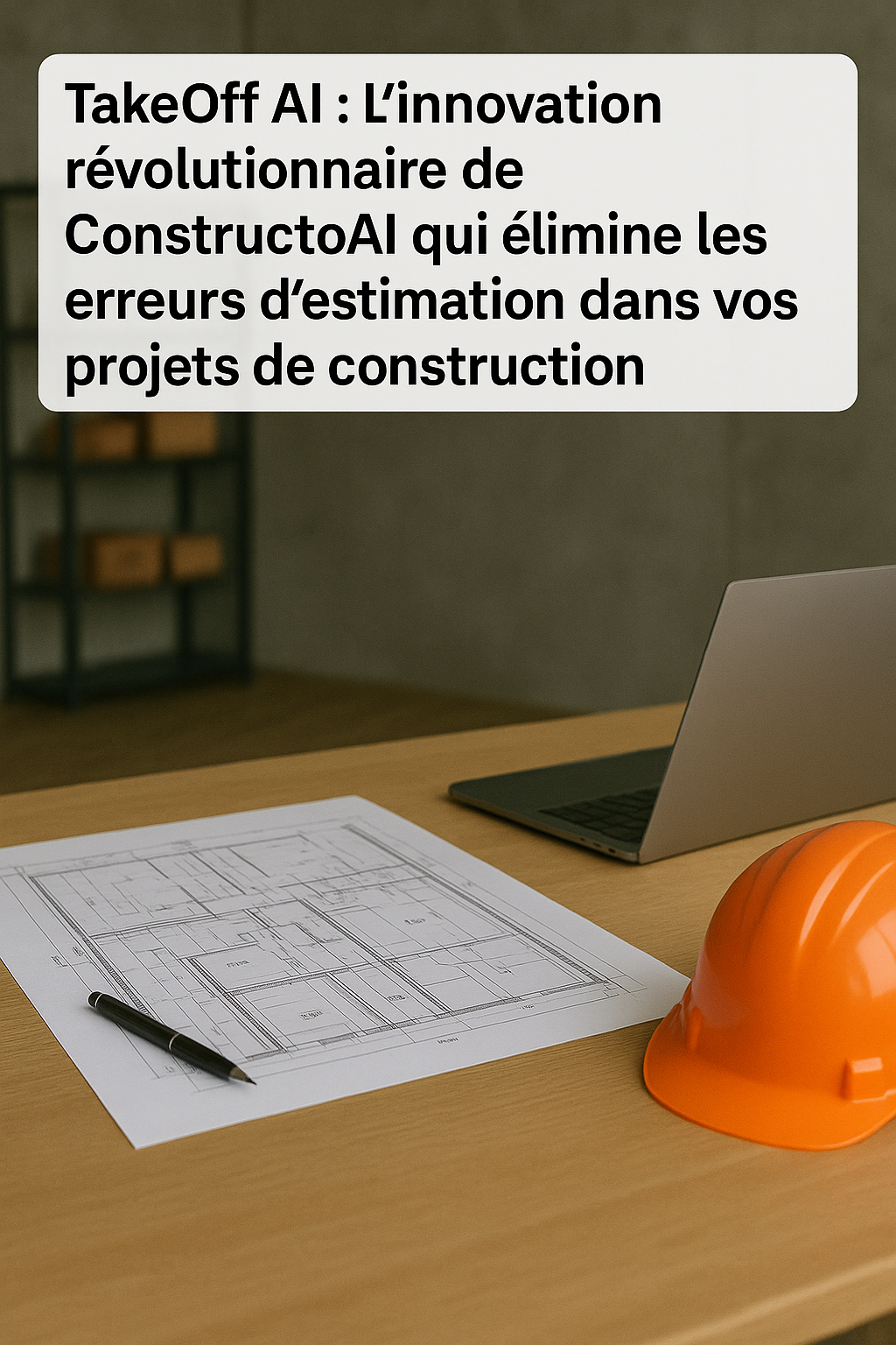 TakeOff AI : L'innovation révolutionnaire de ConstructoAI qui élimine les erreurs d'estimation dans vos projets de construction